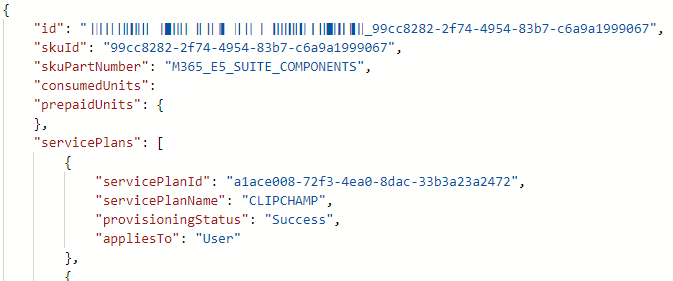 Microsoft Graph Explorer view on directory subscriptions - © Robbert Berghuis